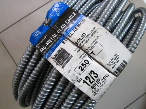 Southwire 250ft cu mc - 12/3,